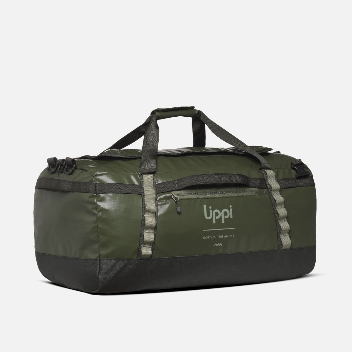 LIPPI - Bolso Venture Duffle 70L Verde Militar Lippi