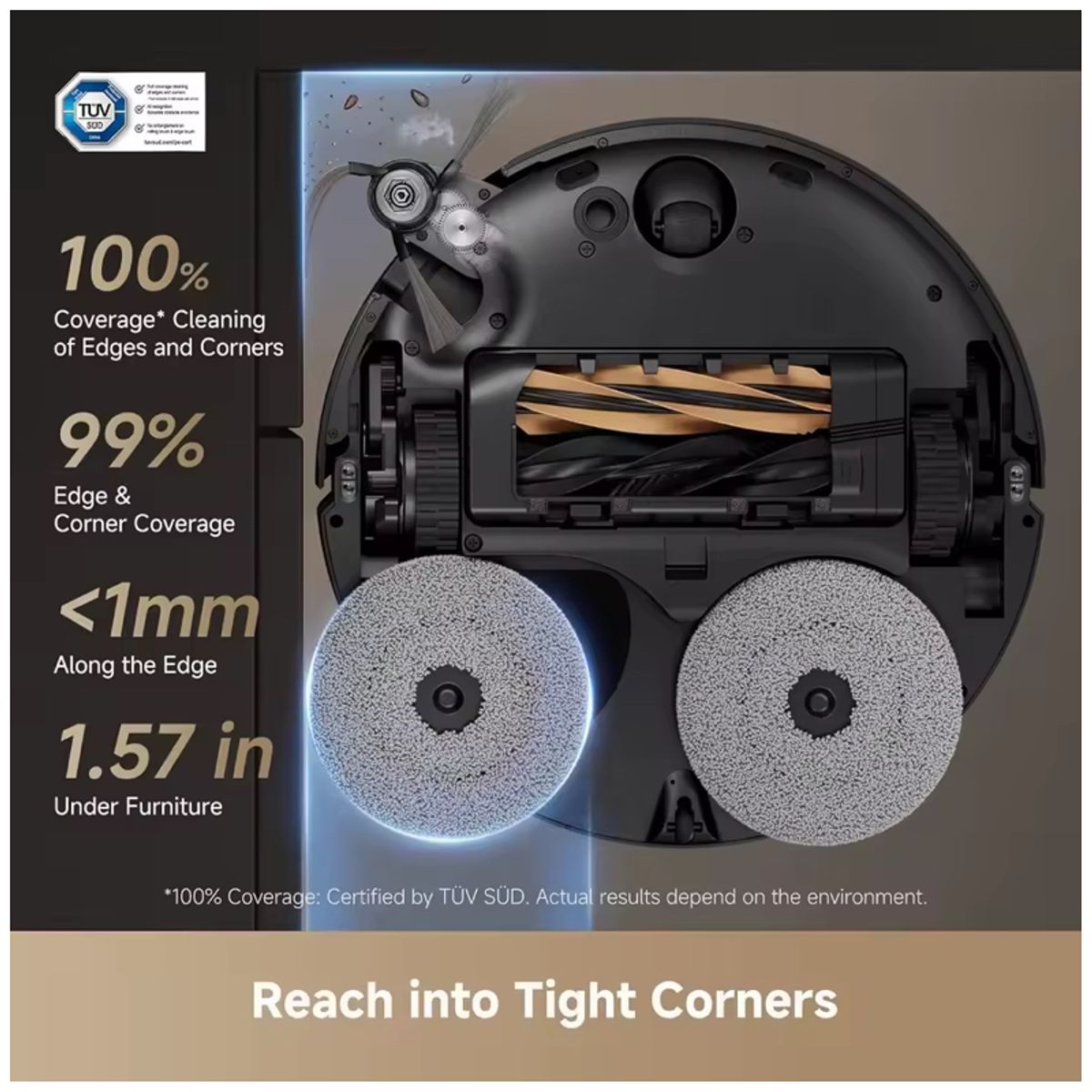 DREAME - DREAME X50 Ultra Robot Aspirador y trapeador vacío automático y trapeador autolimpiante20000 Pa