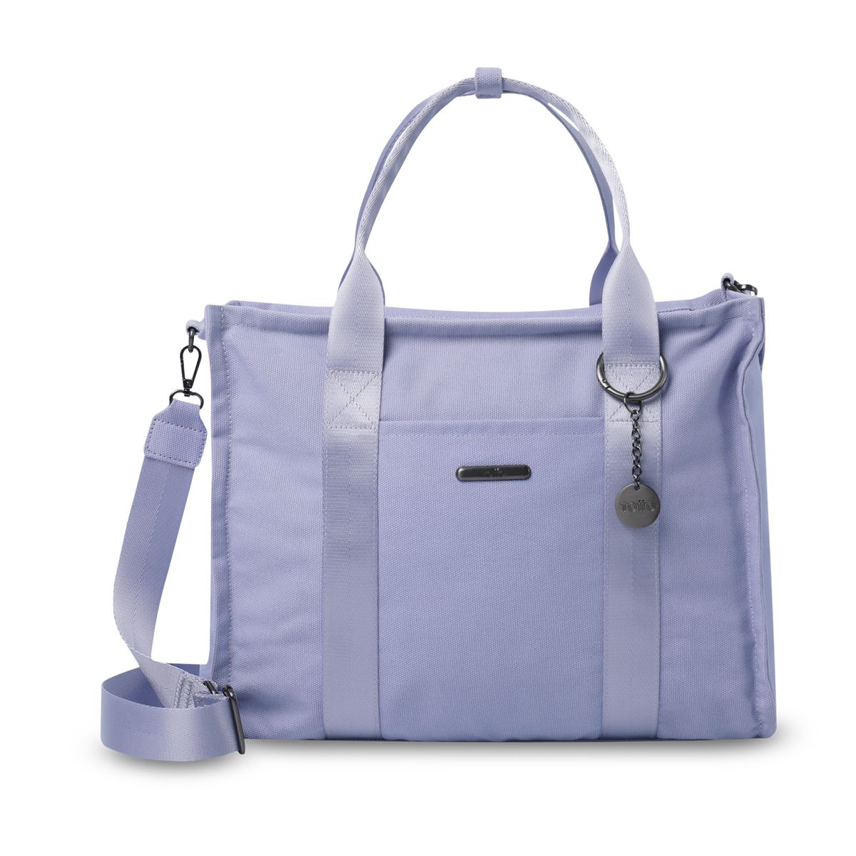 TOTTO - Cartera Mujer Tote-Bag Porta Notebook 154 Morado Totto