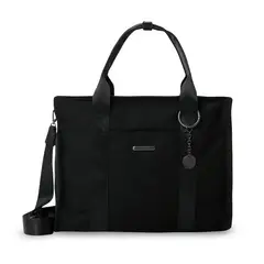 TOTTO - Cartera Mujer Tote-Bag Porta Notebook 154 Negro