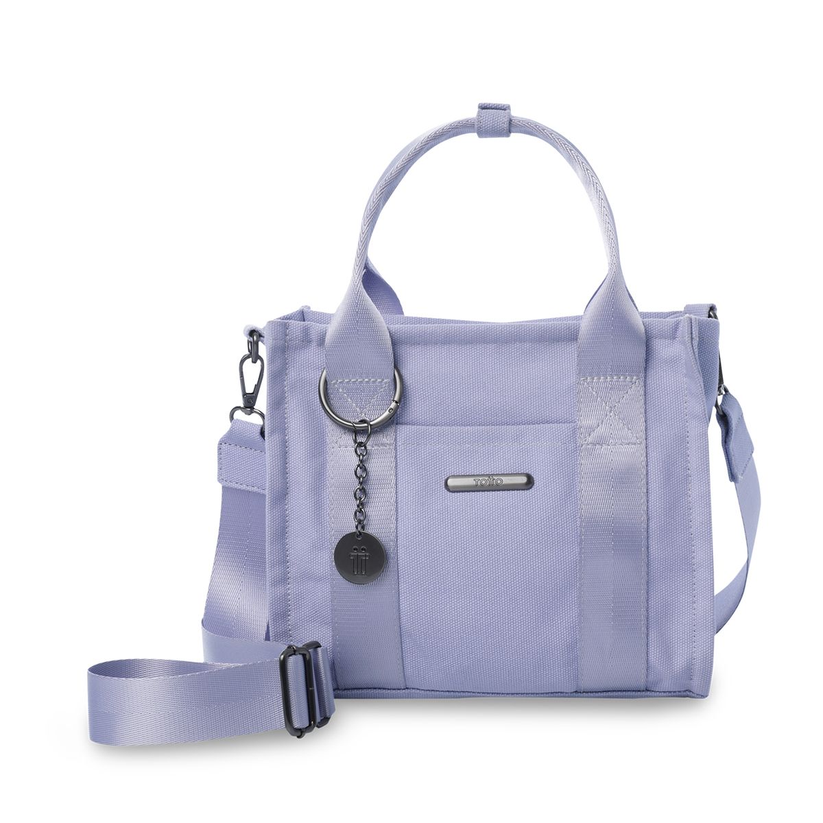TOTTO - Cartera Tote-Bag tipo Crossbody Pequeño Morado Totto