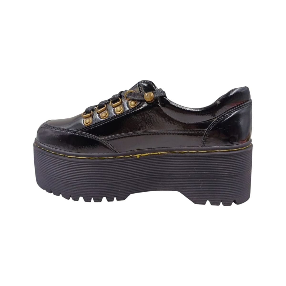 HERIEL - Zapato Negro Plataforma Mujer