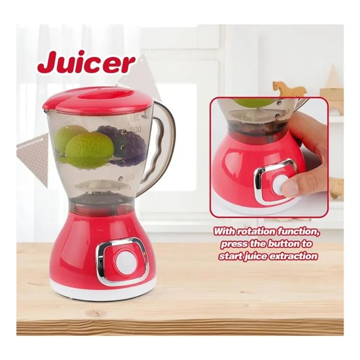 GENERICO - Juguera De Juguete De Cocina Aparatos De Juego Licuadora