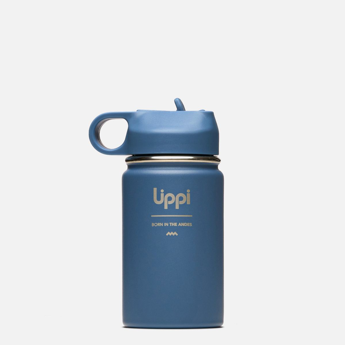 LIPPI - Botella Light Steel Sport Kids 350 ML Azul Piedra Lippi