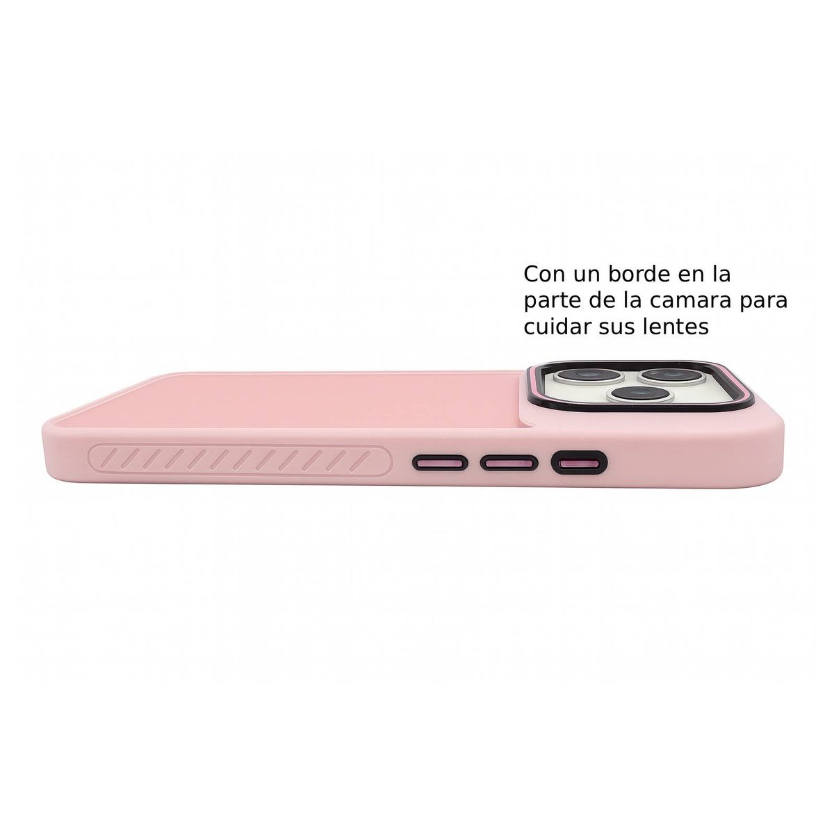 JOIGO - Carcasa Antigolpes Matte Borde Color Para iPhone 17 Pro Marrón