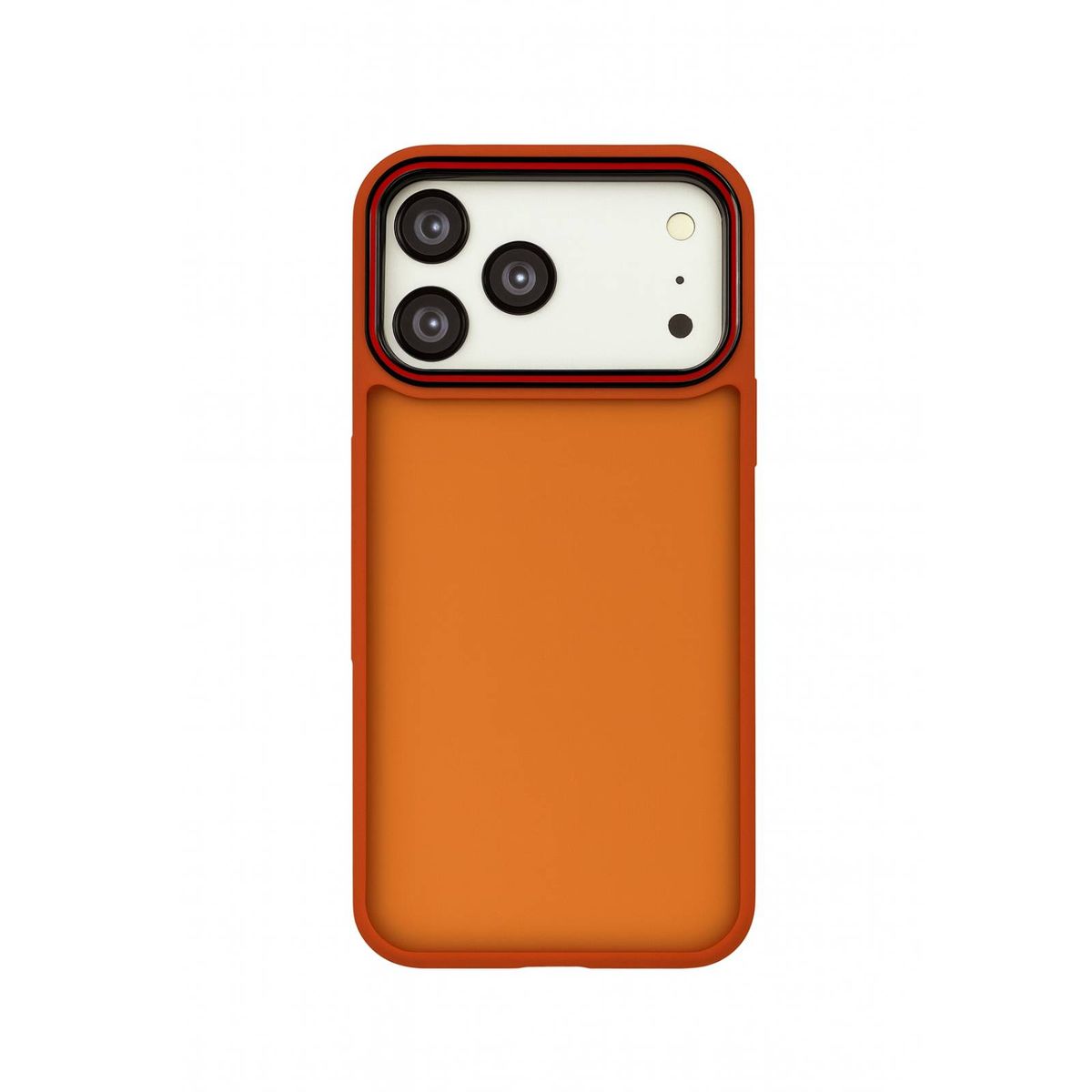 JOIGO - Carcasa Antigolpes Matte Borde Color Para iPhone 17 Pro Marrón