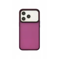 JOIGO - Carcasa Antigolpes Matte Borde Color Para iPhone 17 Pro Morado
