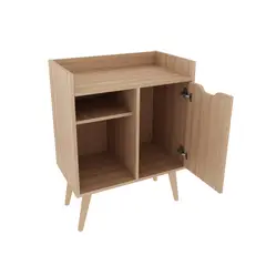 TECNOMOBILI - Mesa Arrimo 600x785x348 cm Almendra