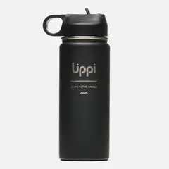 LIPPI - Botella Light Steel Sport Top Bottle 550 ML Negro