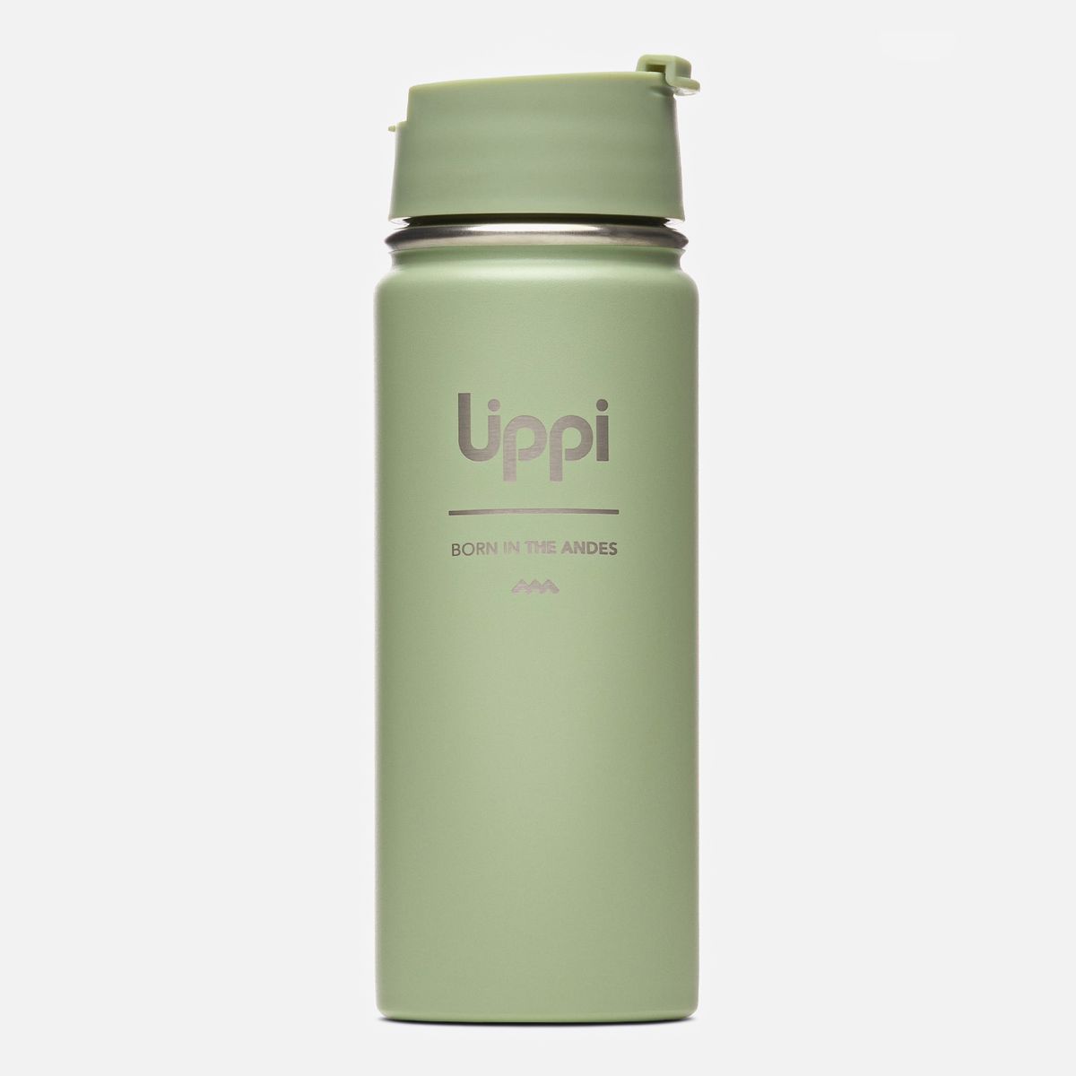 LIPPI - Botella Light Steel Hot Top Bottle 550 ML Jade Oscuro Lippi