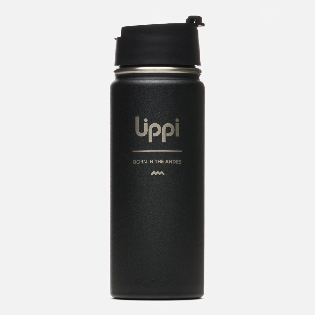 LIPPI - Botella Light Steel Hot Top Bottle 550 ML Negro Lippi
