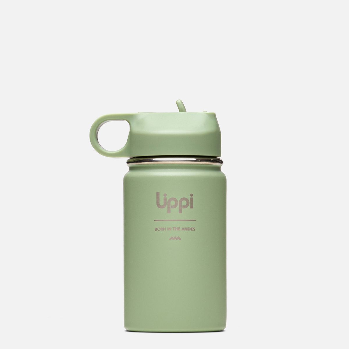 LIPPI - Botella Light Steel Sport Kids 350 ML Verde Lippi