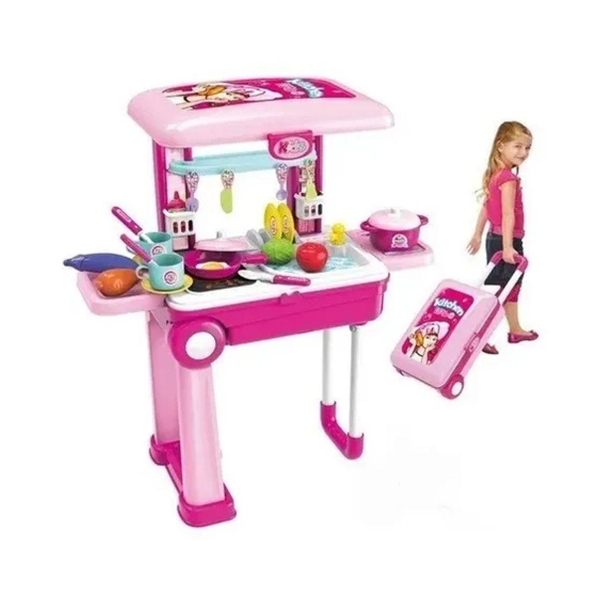 GENERICO - Cocina De Juguete Para Niños Maleta De Juego