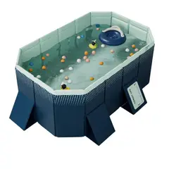 CRUSEC - Piscina Infantil 2.6 Metros Armable Plegable Para Exteriores