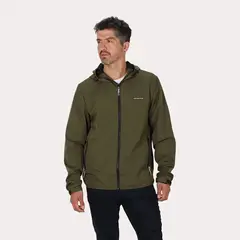 GANGSTER - Cortaviento Reversible Chill Verde Oliva Oscuro