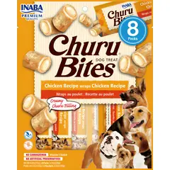 INABA - Snack Suplemento Para Perros Churu Bites Dog Treat 96g - Naranja