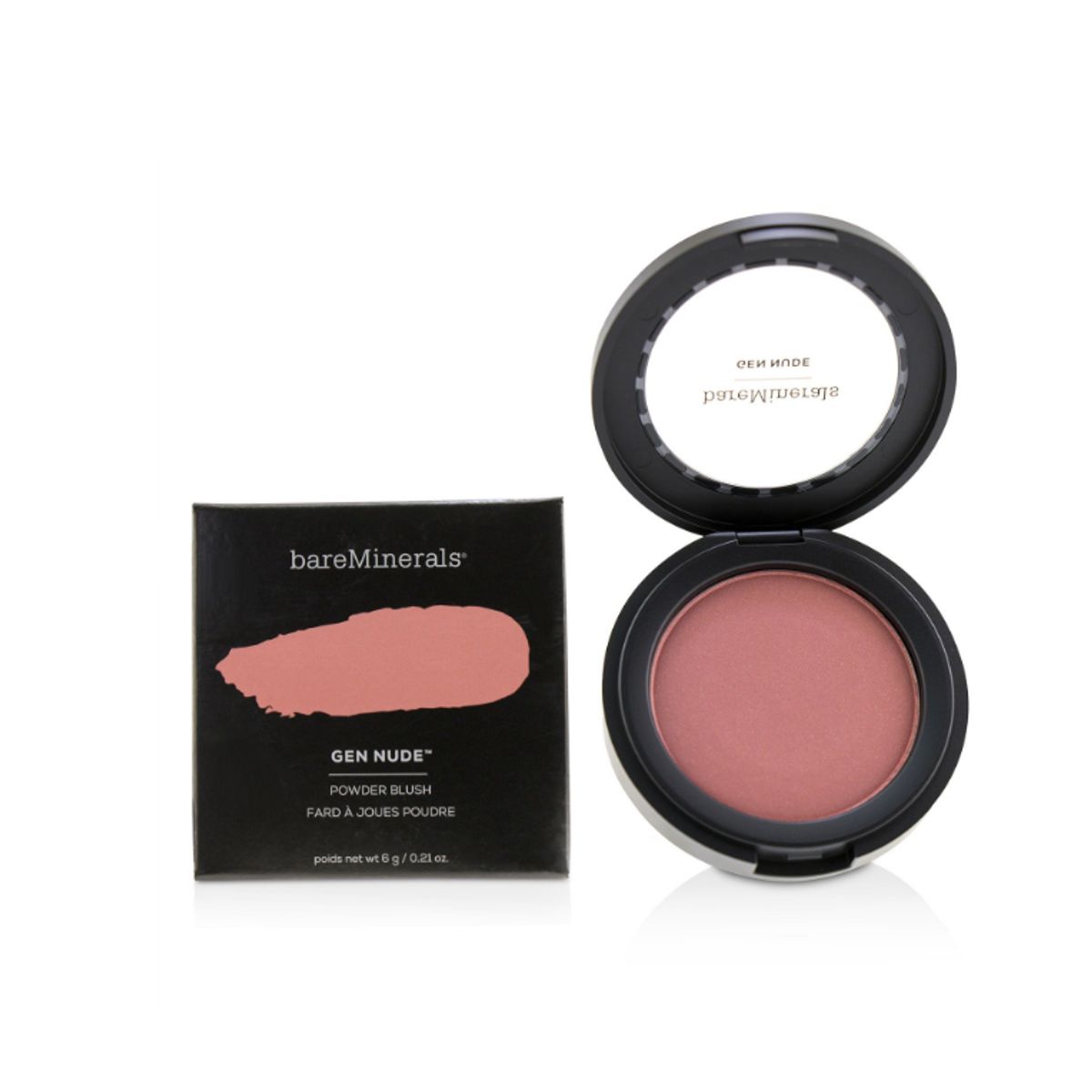 BAREMINERALS - Rubor compacto Gen Nude Powder Blush tono On the Mauve  6 g  bareMinerals