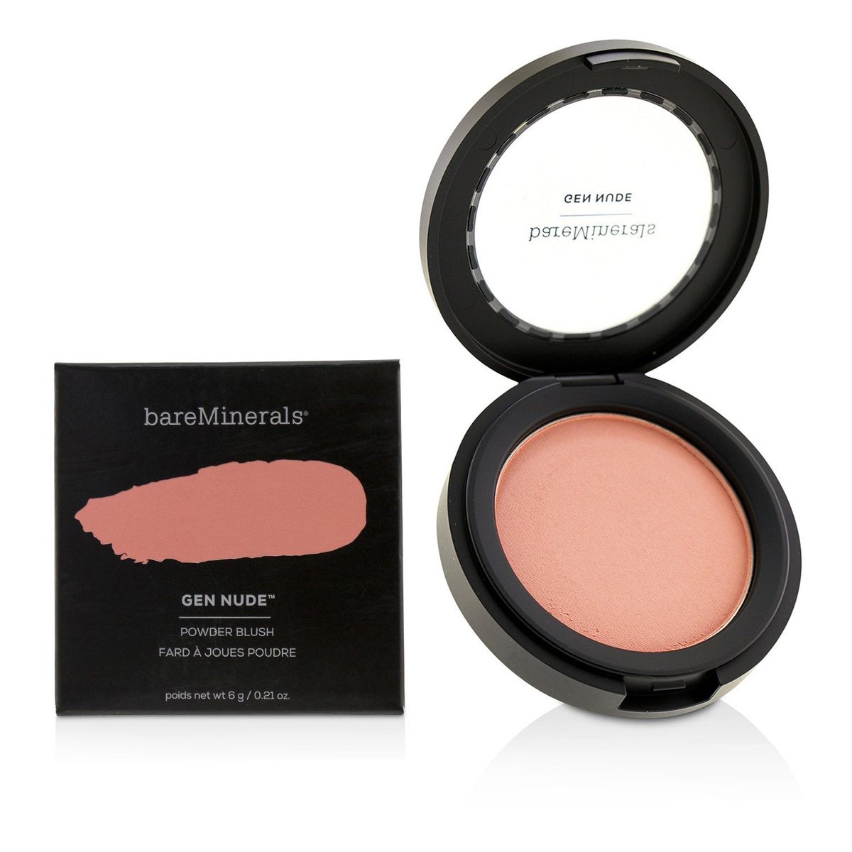 BAREMINERALS - Rubor compacto Gen Nude Powder Blush tono Pretty in Pink  6 g  bareMinerals