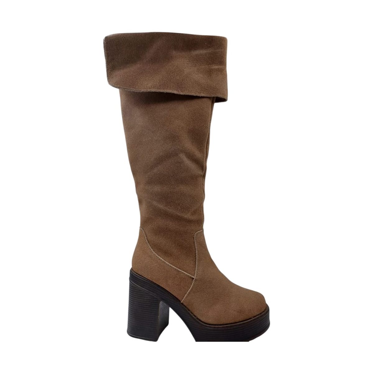HERIEL - Bota Café Taco Mujer