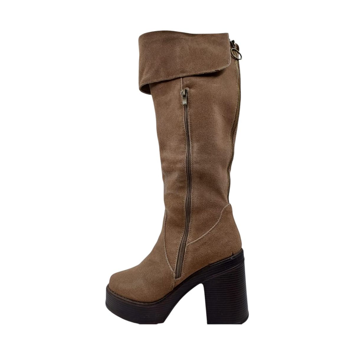 HERIEL - Bota Café Taco Mujer
