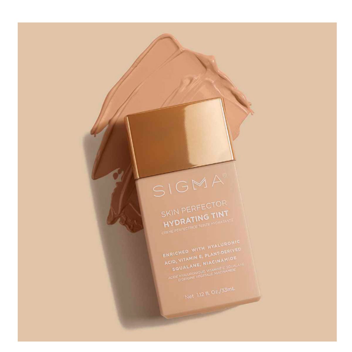 SIGMA BEAUTY - Base con color Skin Perfector Hydrating Tint tono 3 Medium Golden  30 ml