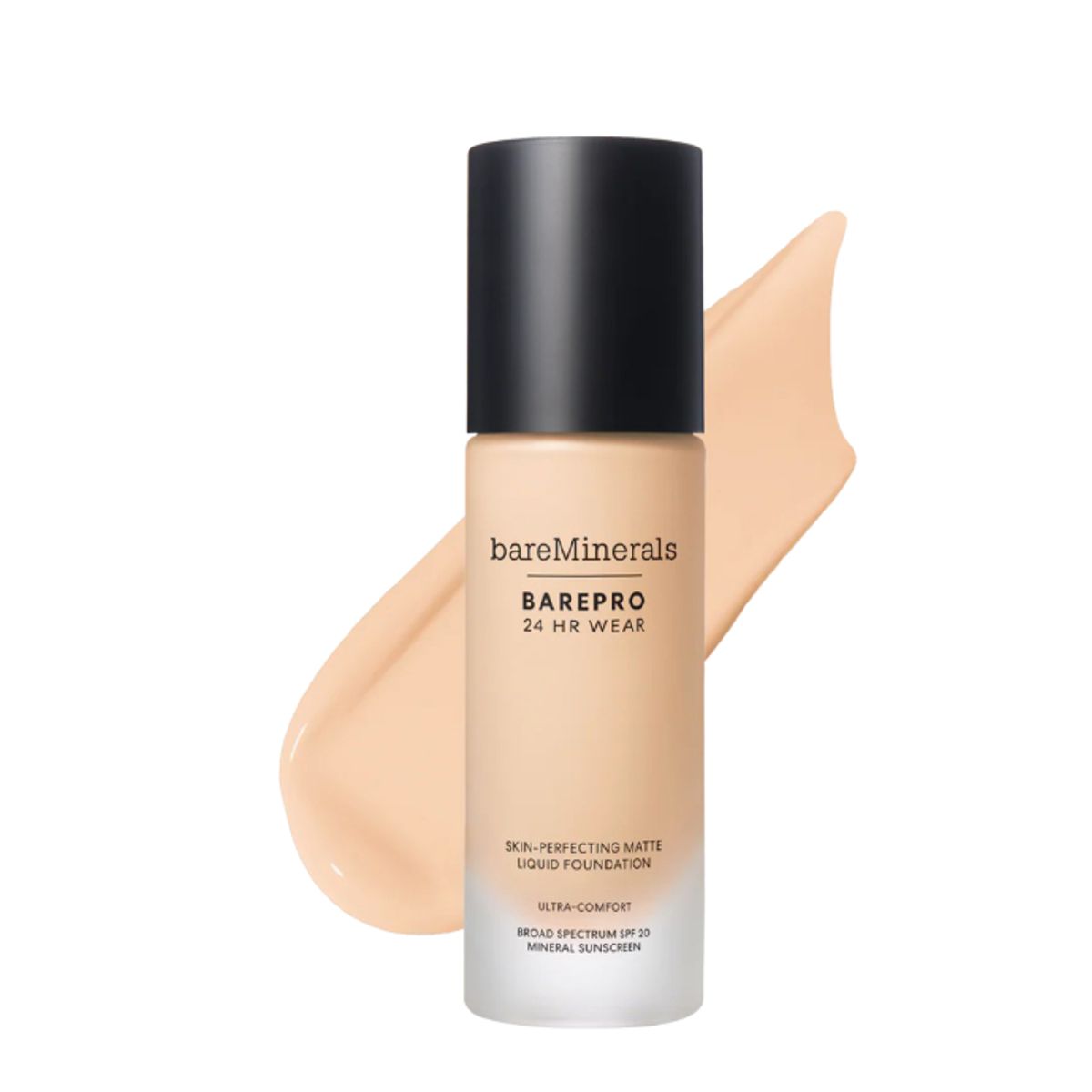 BAREMINERALS - Base líquida BAREPRO 24Hr Wear Matte Liquid Foundation SPF 20 tono Fair 10 Warm  30 ml  bareMinerals