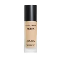 BAREMINERALS - Base líquida Original Pure Serum Radiant Natural SPF 20 tono Fair Warm 1 30 ml