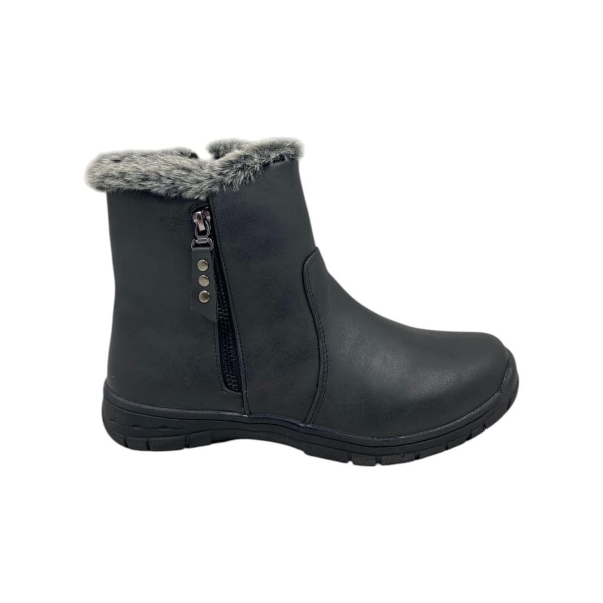 HERIEL - Bota Corta Negra Chiporro Mujer