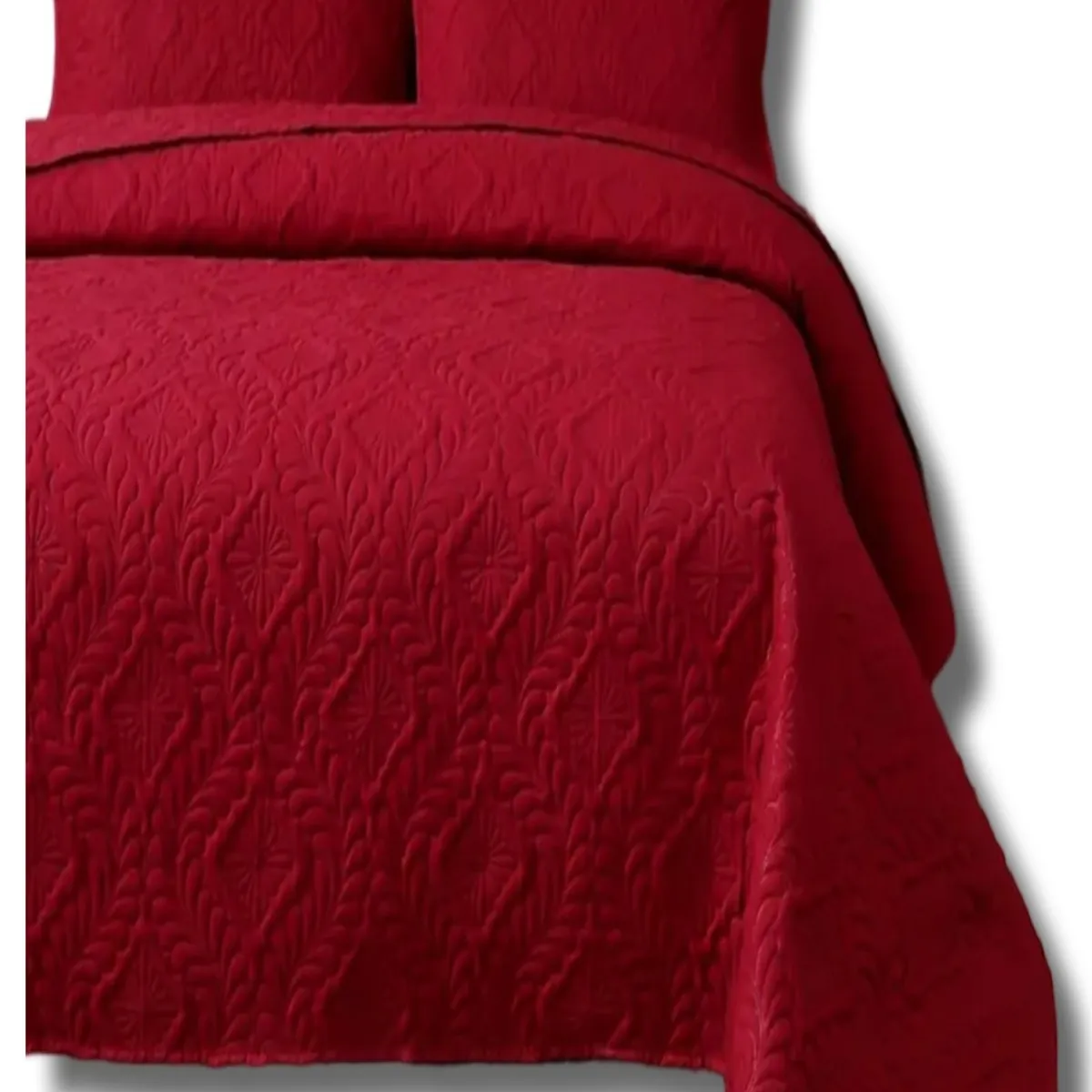 GENERICO - CUBRECAMA ELEGANTE  QUILT VERANO 2 PLAZA BURDEO