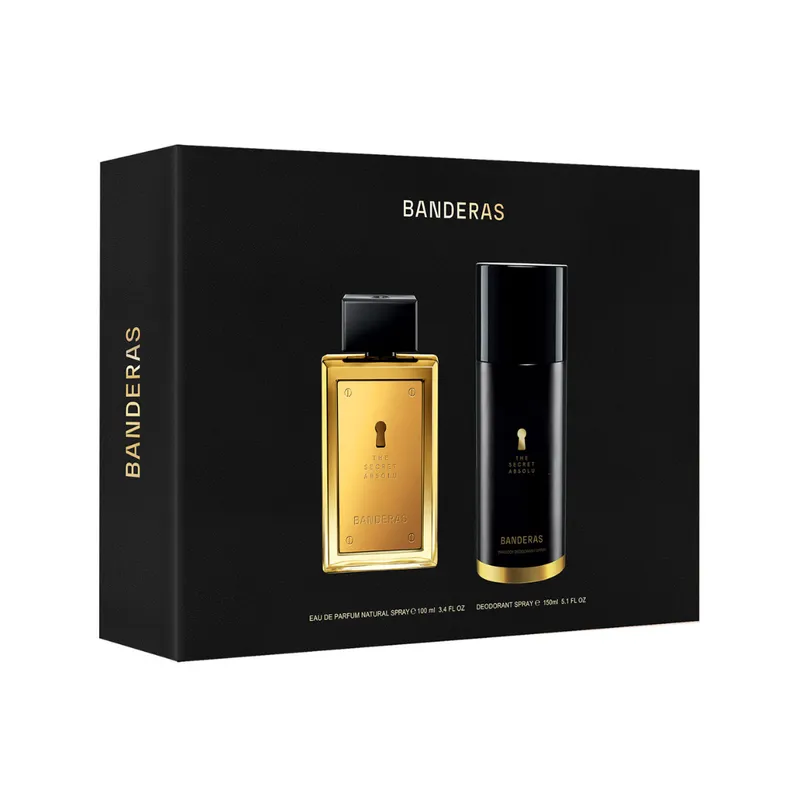ANTONIO BANDERAS - Set Perfume Antonio Banderas The Secret Absolu EDP 100 ml + Deo 150 ml