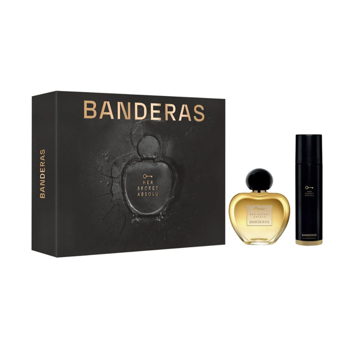 ANTONIO BANDERAS - Set Perfume Antonio Banderas Her Secret Absolu EDP 80 ml + Deo 150 ml