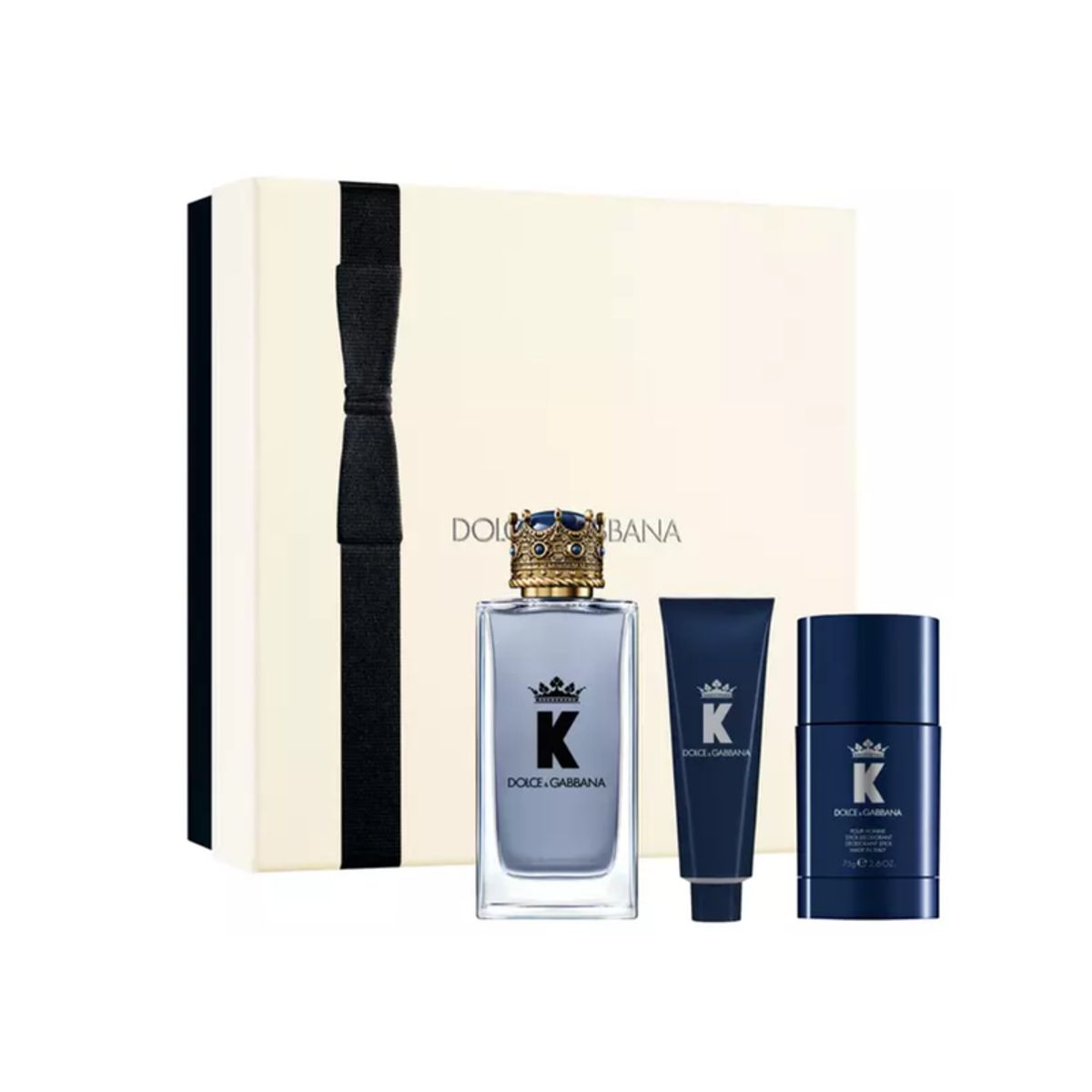 DOLCE&GABBANA - Set Perfume K pour Homme EDT 100 ml + SG 50 ml + Deo 75g de Dolce  And  Gabbana