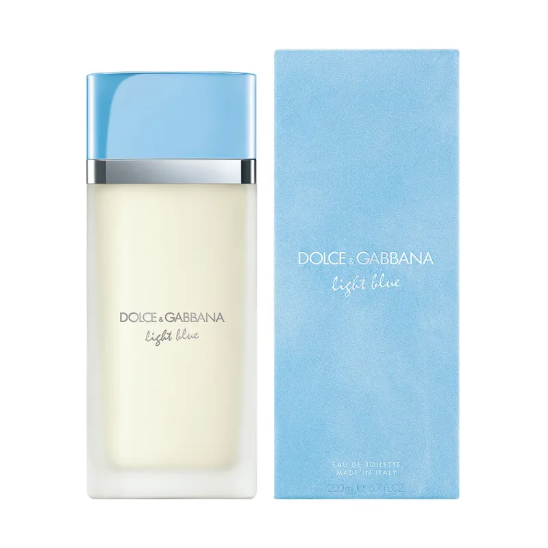 DOLCE&GABBANA - Perfume Light Blue EDT 200 ml Versión 2025 RecargableRefill 200 ml Mujer de Dolce And Gabbana