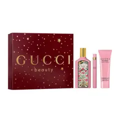 GUCCI - Set Perfume Flora Gorgeous Gardenia EDP 100 ml + Mini 10 ml + Body Lotion 50 ml