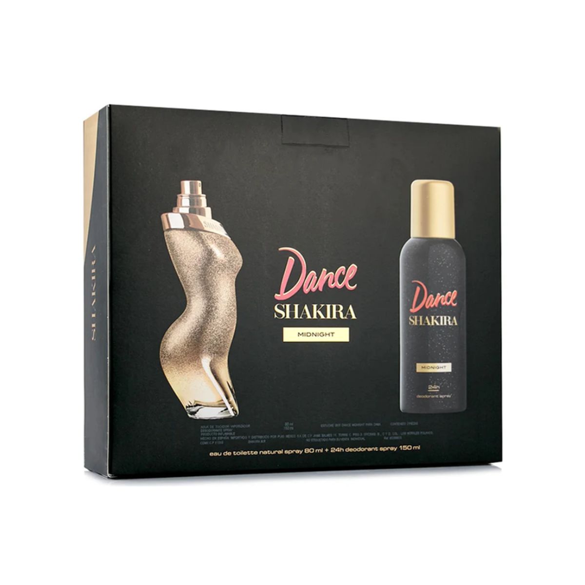 SHAKIRA - Set Perfume Shakira Dance Midnight EDT 80 ml + Deo Spray 150 ml
