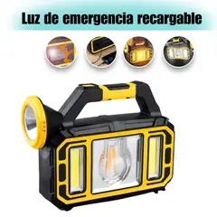 MOVI - Linterna Solar Recargable Multiuso de Alta Potencia para Camping