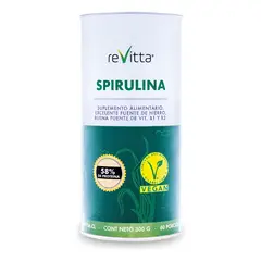 REVITTA WELLNESS - Spirulina En Polvo 300 Grs. Revitta Sabor Natural