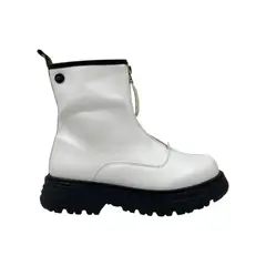 HERIEL - Botín Blanco Plataforma Mujer