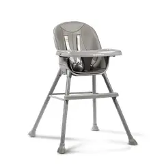 PIKABOO - Silla de Comer para Bebes 3 en 1 Modelo Jazz Gris