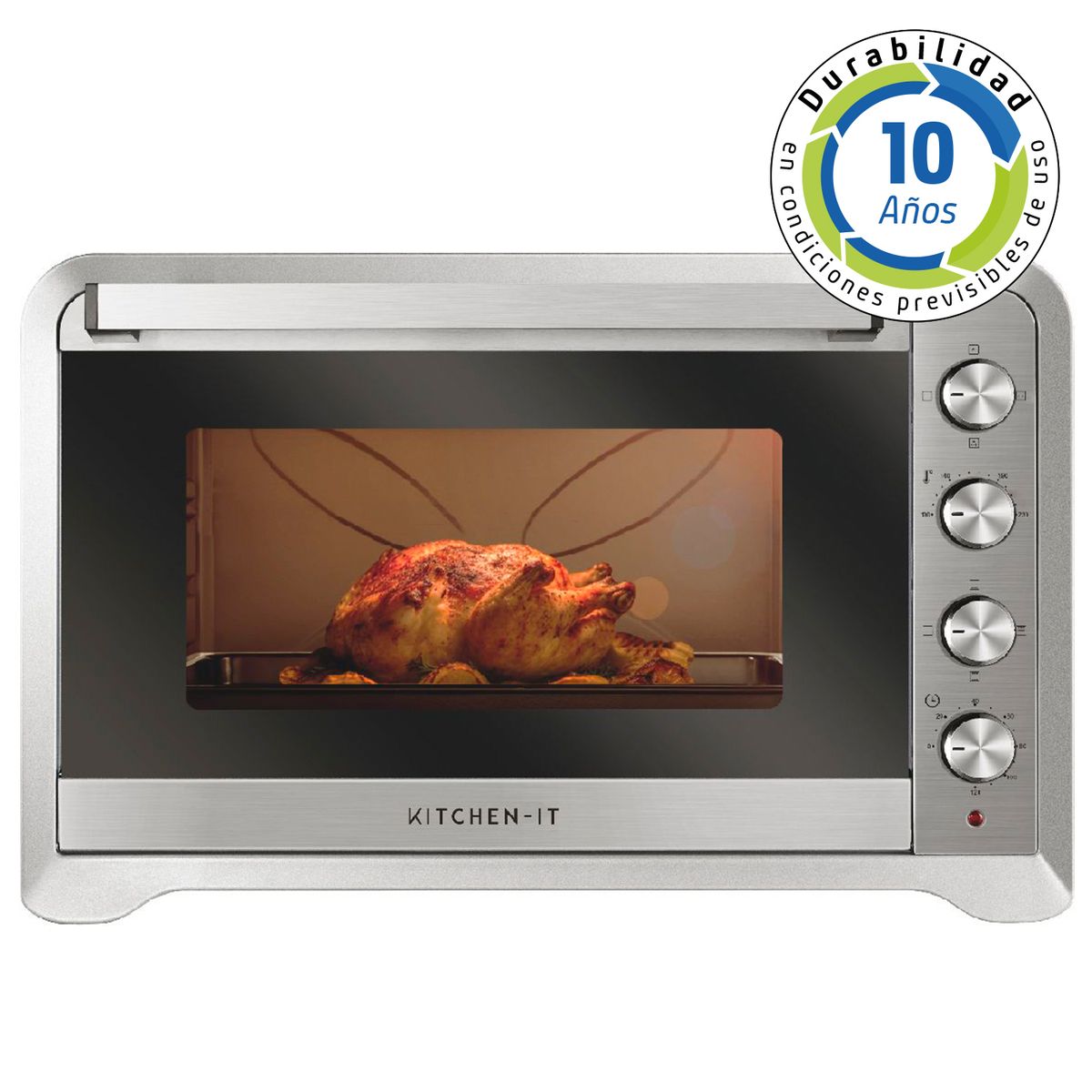 KITCHEN IT - Horno Eléctrico Silver Series 100L