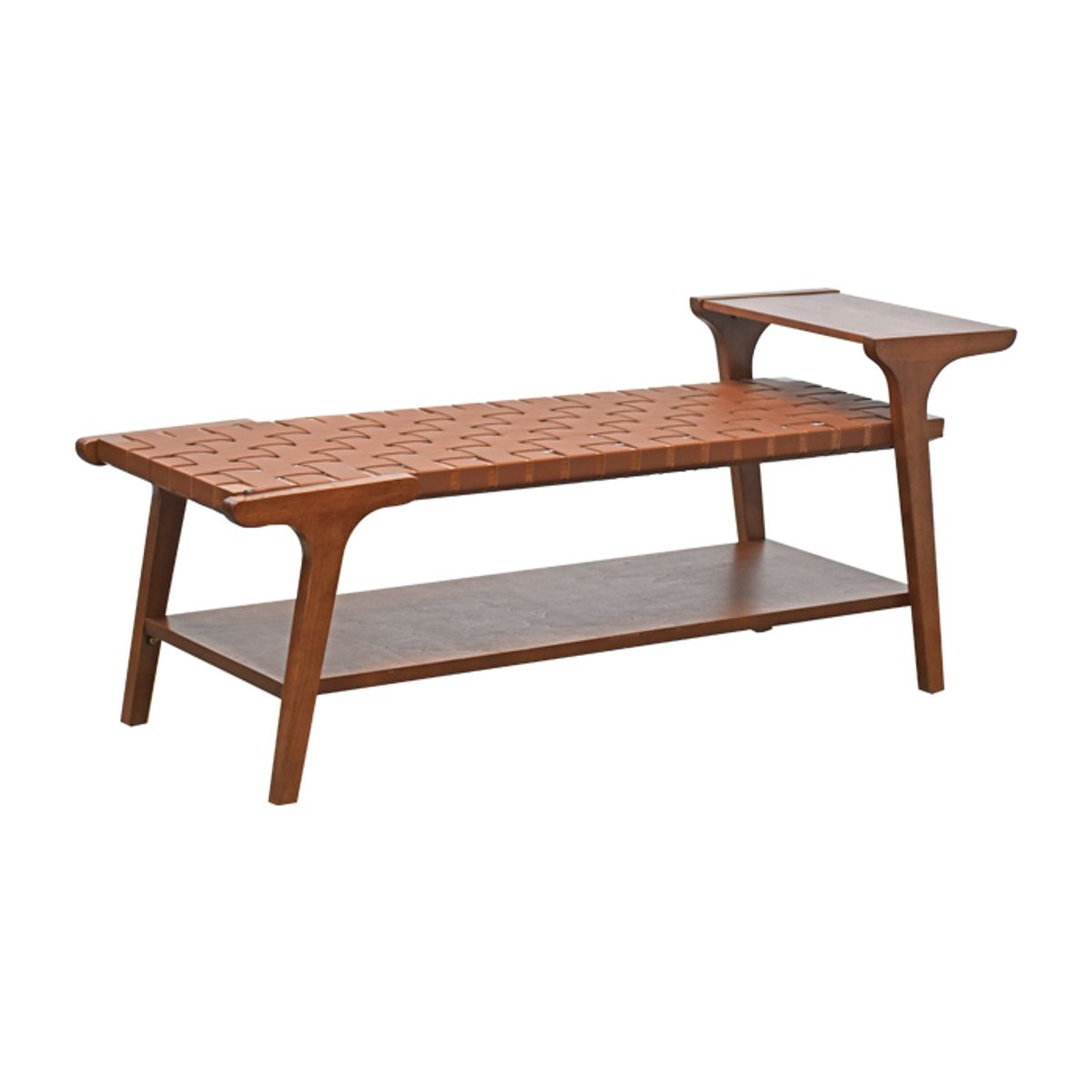 MSA MUEBLES SANTA ANA - Banqueta Leather Coffe