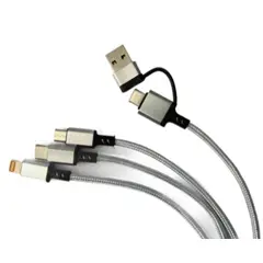 VALSUS - Cable celular, tablet y otros carga 3 en 1