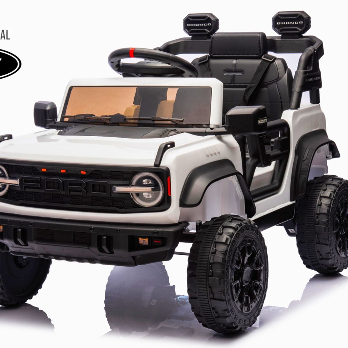 KIDSCOOL - Camioneta Ford Bronco Blanco 12V