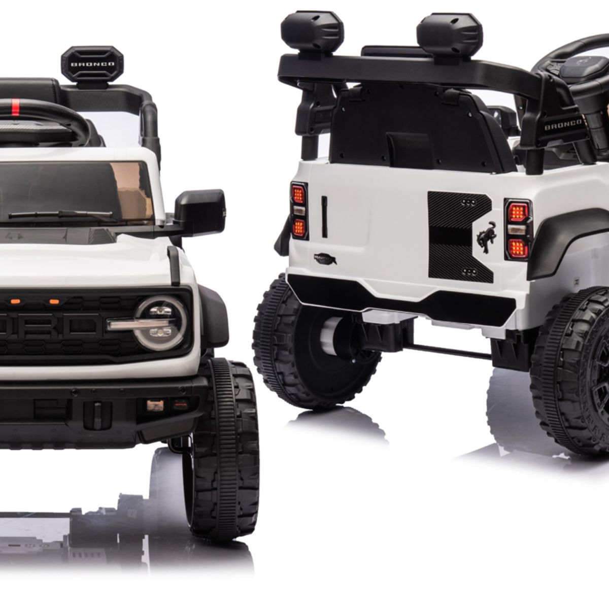 KIDSCOOL - Camioneta Ford Bronco Blanco 12V
