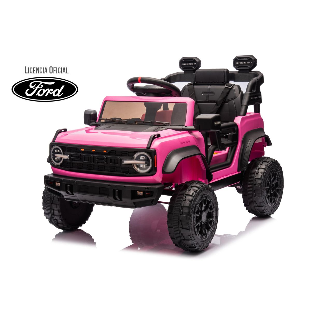 KIDSCOOL - Camioneta Ford Bronco Rosada 12V