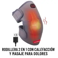 MOVI - Rodillera 2 en 1 con Calefacción y Masaje – Alivio y Confort Articular