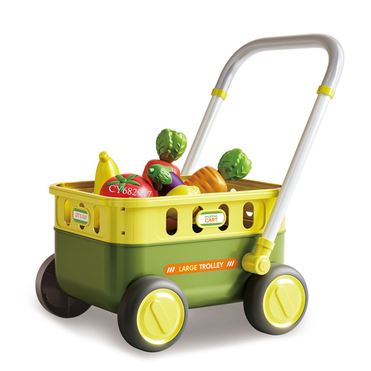 SPACEZAT - Carrito de Compras Supermercado con Accesorios