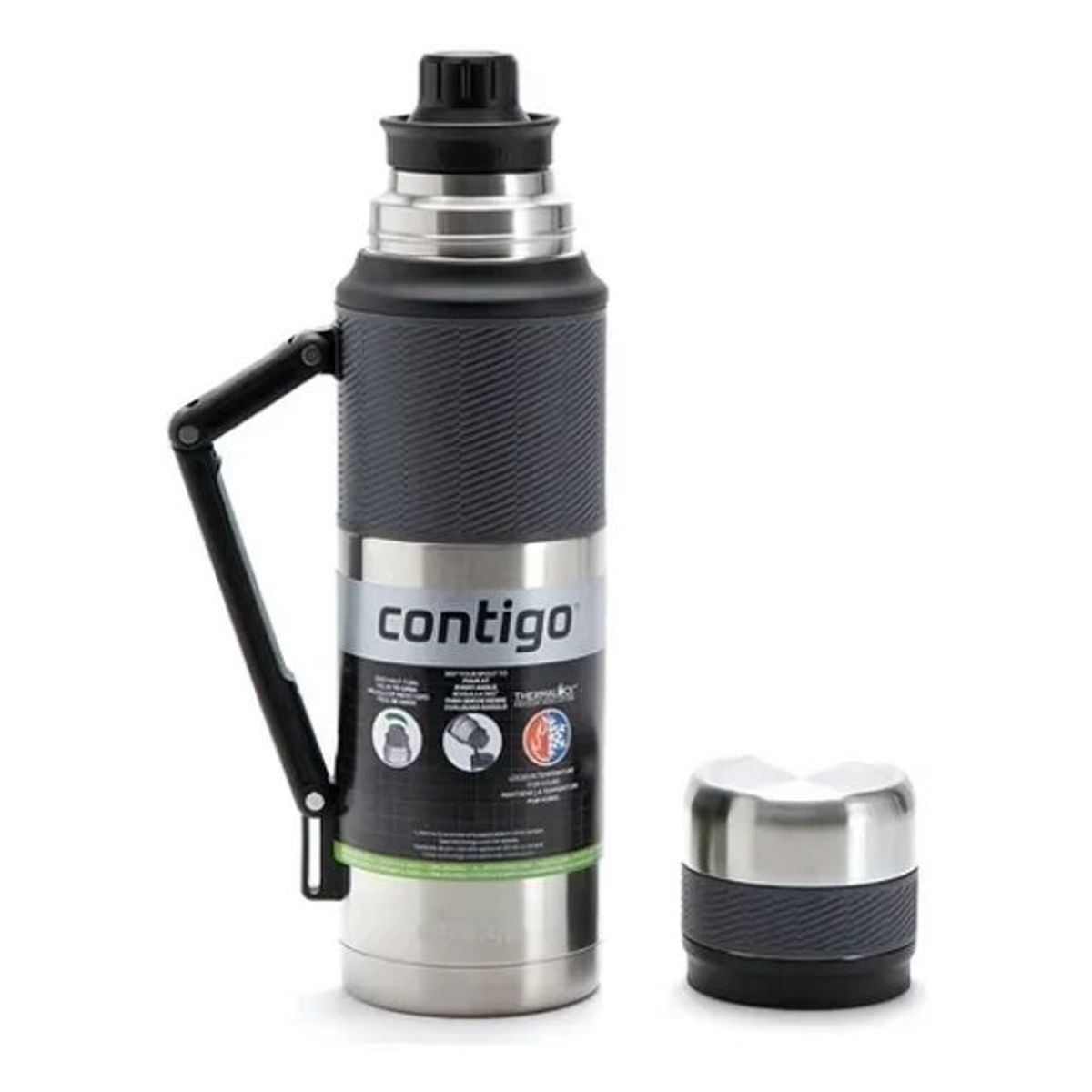 CONTIGO - Termo al vacío Contigo de acero inoxidable Thermalock 1,182 ml, a prueba de fugas