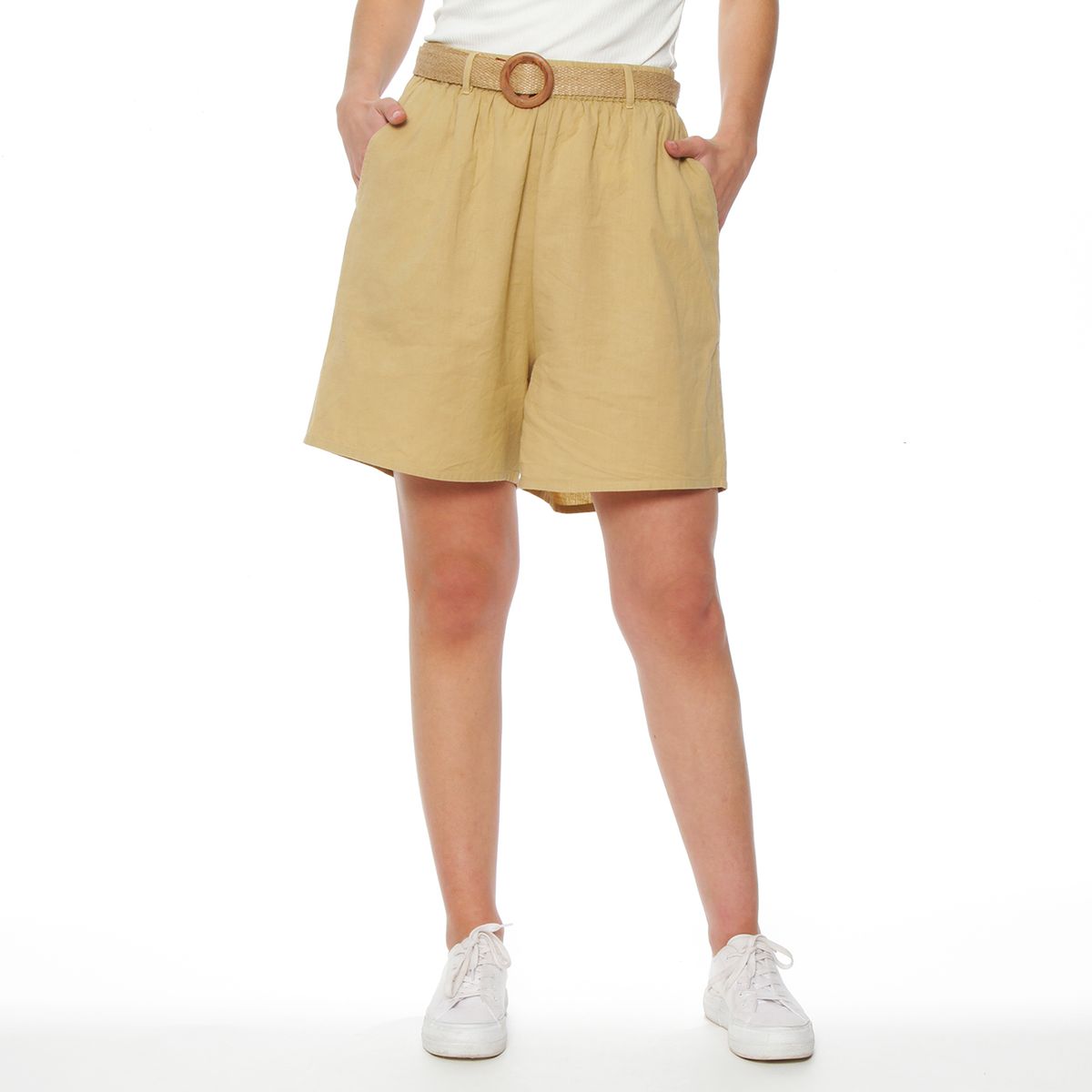 WADOS - SHORT LINO CON CINTURON