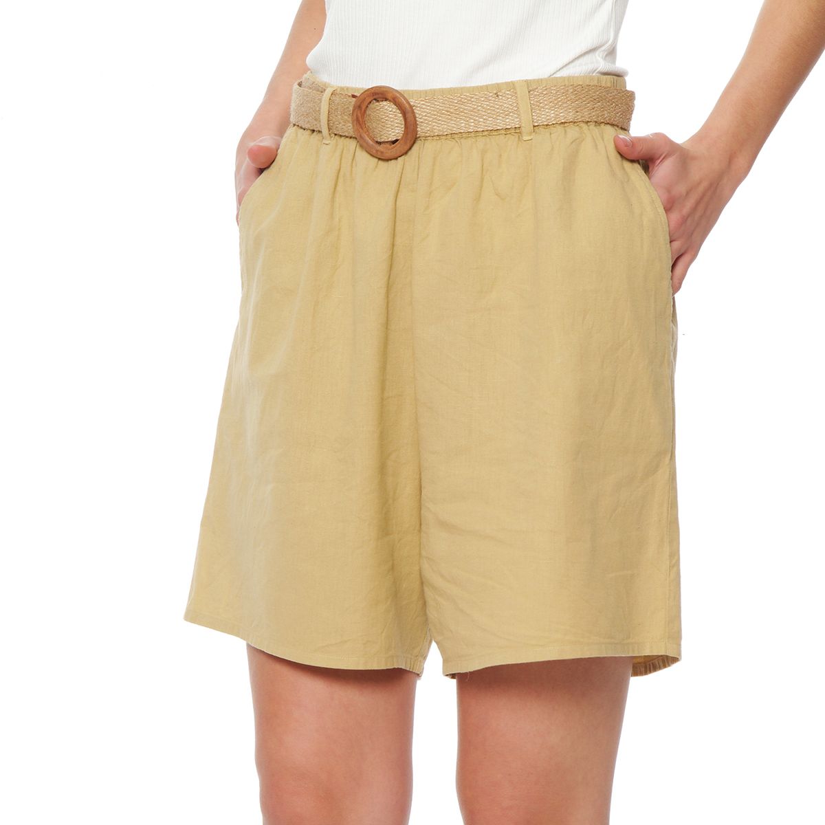 WADOS - SHORT LINO CON CINTURON